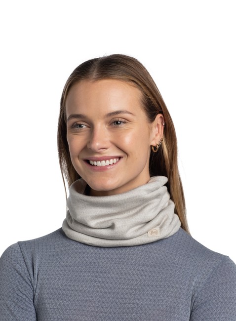 Bandana Buff Merino Heavyweight Neck Warmer - solid cloud