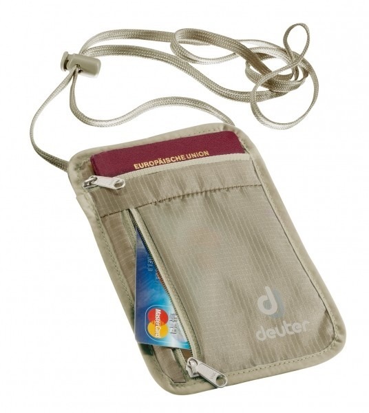Bezpieczny portfel Deuter Security Wallet - sand white