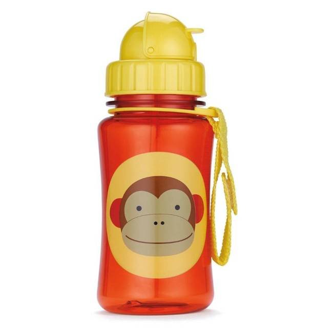 Bidon / butelka na wodę ze słomką 350 ml Skip Hop Zoo - monkey