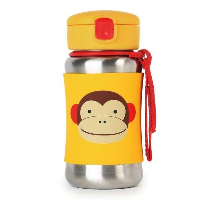 Bidon / butelka stalowa dla dziecka 350 ml Skip Hop Zoo - monkey