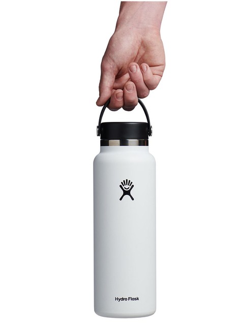 Bidon butelka termiczna Hydro Flask Wide Mouth Flex Cap 1,182 l - white