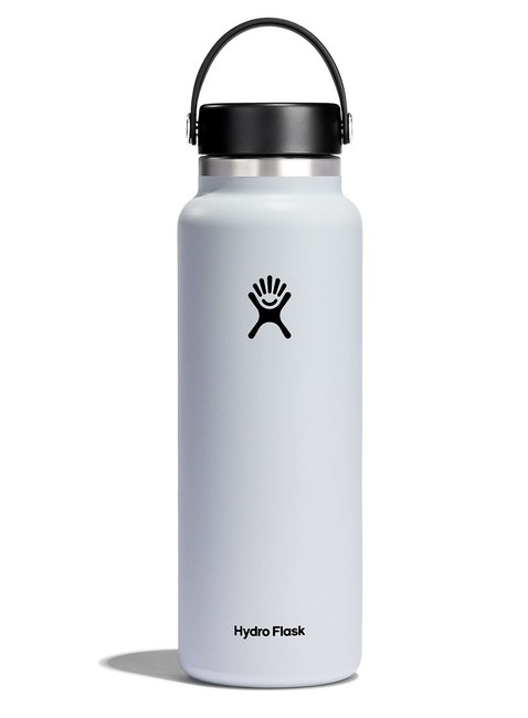 Bidon butelka termiczna Hydro Flask Wide Mouth Flex Cap 1,182 l - white