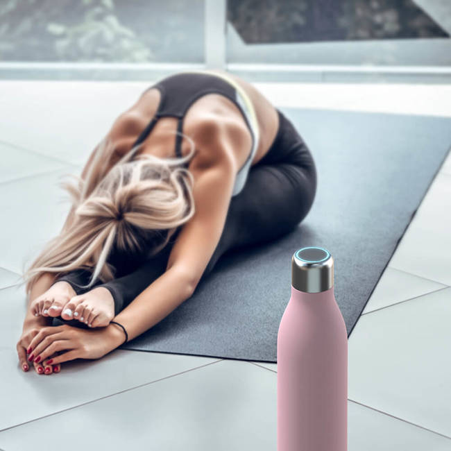 Bidon / butelka termiczna z filtrem UV Light Hydro Asobu - pink