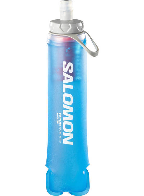 Bidon z filtrem Salomon Soft Flask XA 490 ml - clear blue