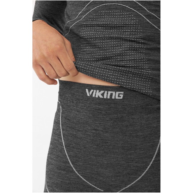 Bielizna męska termoaktywna Viking Lan Pro Merino Set - grafitowy