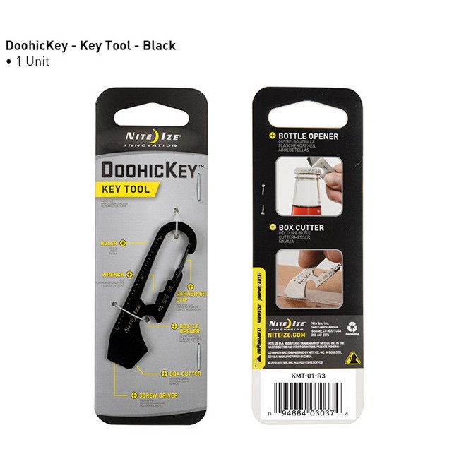 Brelok DoohicKey Key-Tool Nite Ize - czarny