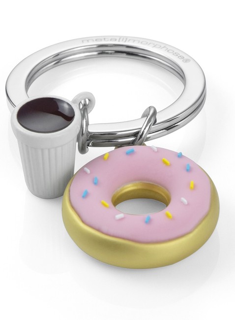 Brelok do kluczy Metalmorphose donut i kawa / donut time