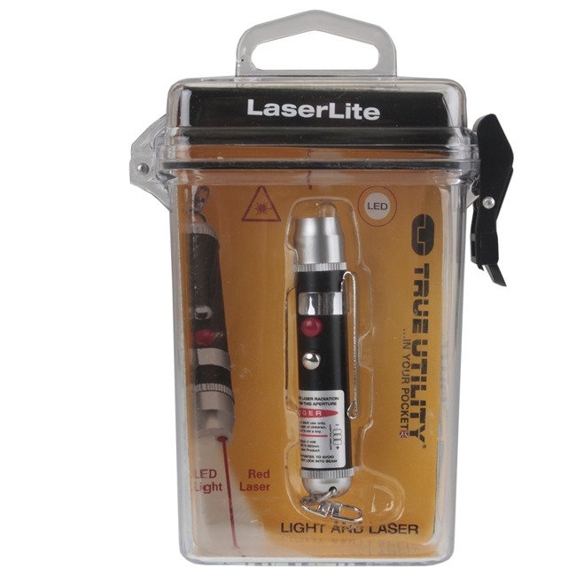 Brelok do kluczy latarka/laser True Utility LaserLite