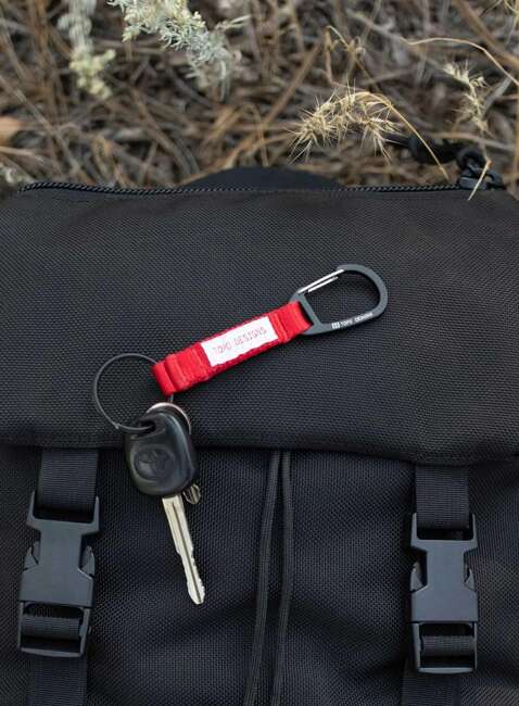 Brelok do kluczy z karabinkiem Topo Designs Key Clip - black 