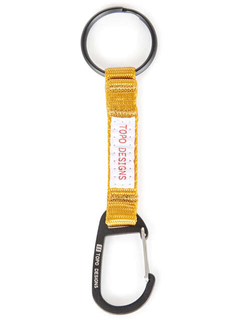 Brelok do kluczy z karabinkiem Topo Designs Key Clip - mustard