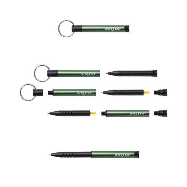 Brelok z długopisem INKA® Key Chain Pen Nite Ize - olive