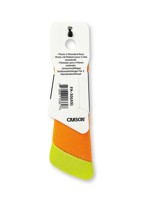 Brelok z kółkiem do kluczy Carson Floating Keychain - orange / green