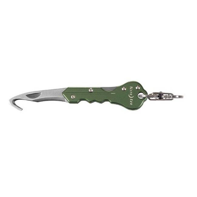 Brelok z nożem hakowym DoohicKey® Key Chain Hook Knife Nite Ize - olive
