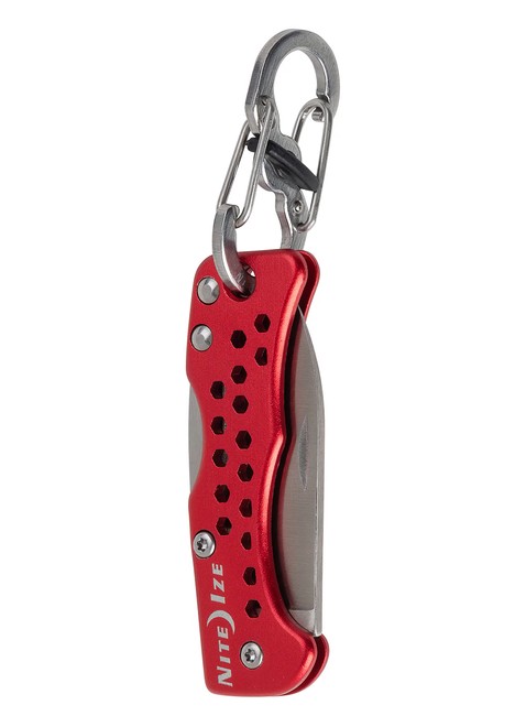 Brelok z nożem składanym DoohicKey Chain Knife Nite Ize - red