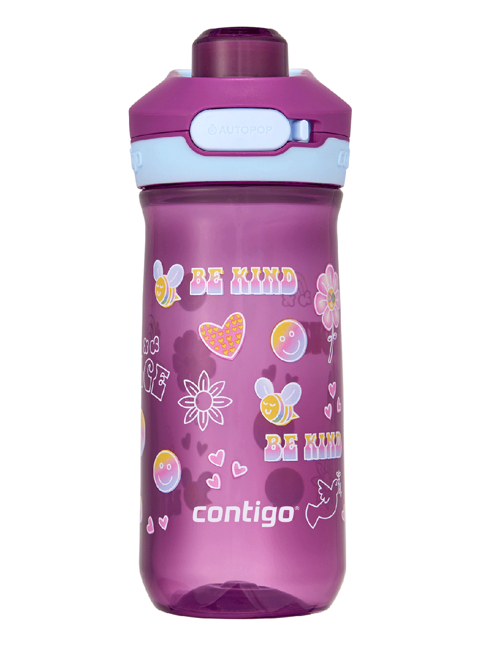 Butelka / bidon dziecięcy Contigo Jessie Autopop 420 ml - grape retro