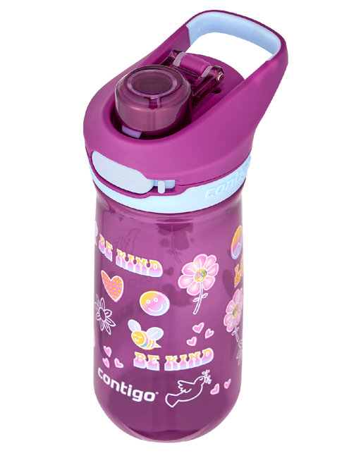 Butelka / bidon dziecięcy Contigo Jessie Autopop 420 ml - grape retro