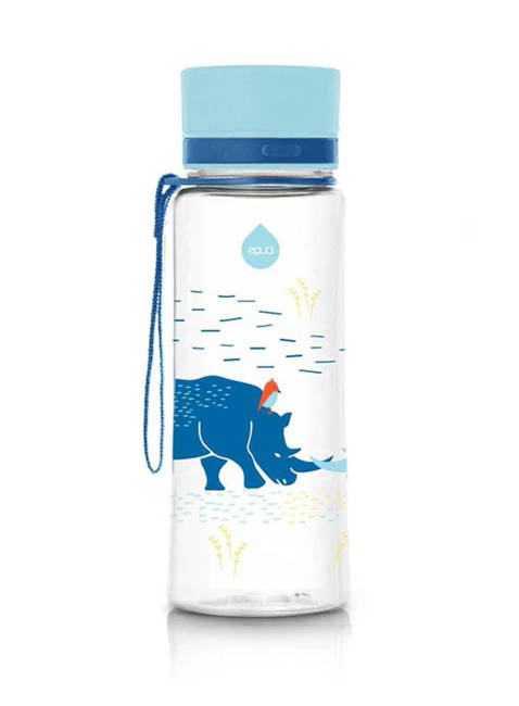 Butelka dziecięca na wodę 0,4 l Equa z Tritanu bez BPA - rhino