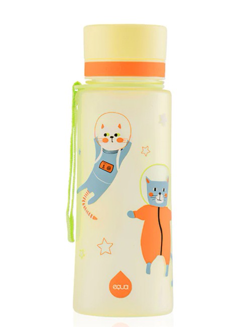 Butelka dziecięca na wodę 0,6 l Equa z Tritanu bez BPA - space catos
