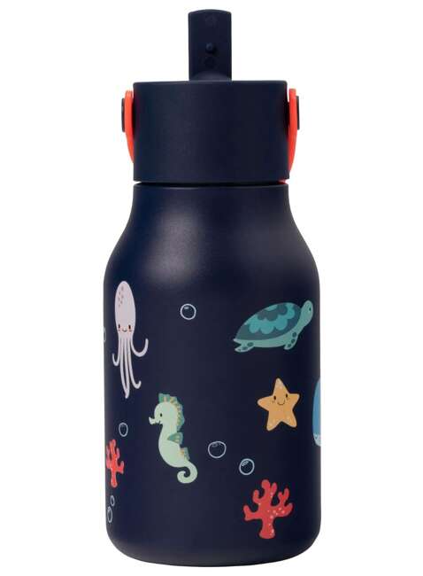 Butelka dziecięca na wodę Lund London Little Childrens Water Bottle 400 ml - ocean