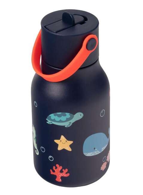 Butelka dziecięca na wodę Lund London Little Childrens Water Bottle 400 ml - ocean