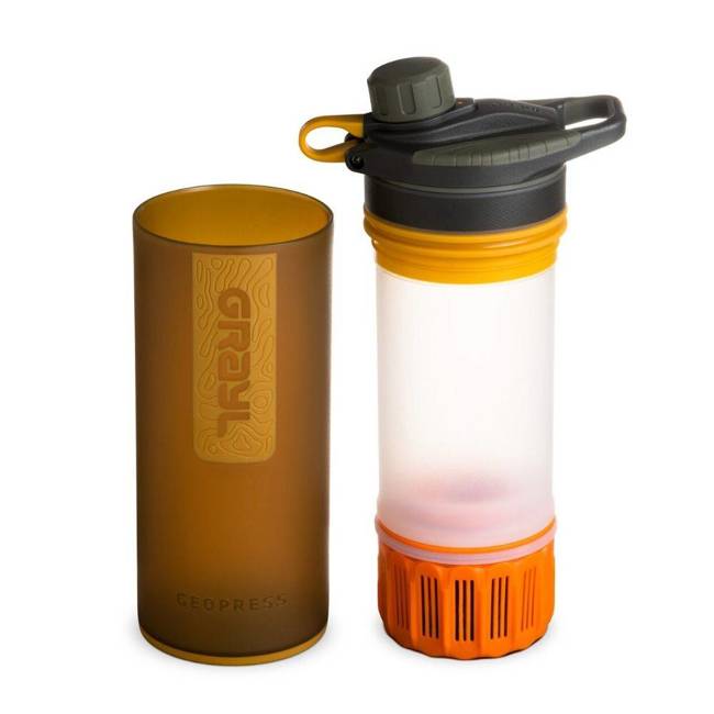Butelka filtrująca Grayl GeoPress - coyote amber