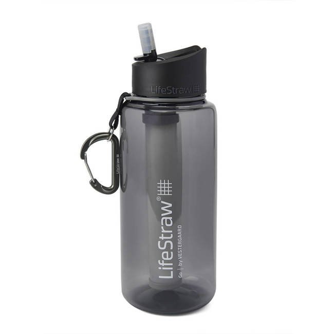 Butelka filtrująca wielorazowa  LifeStraw Go 1 l - grey