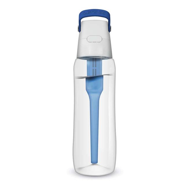 Butelka filtrująca wodę na siłownię Dafi SOLID 0,7 l - szafirowy