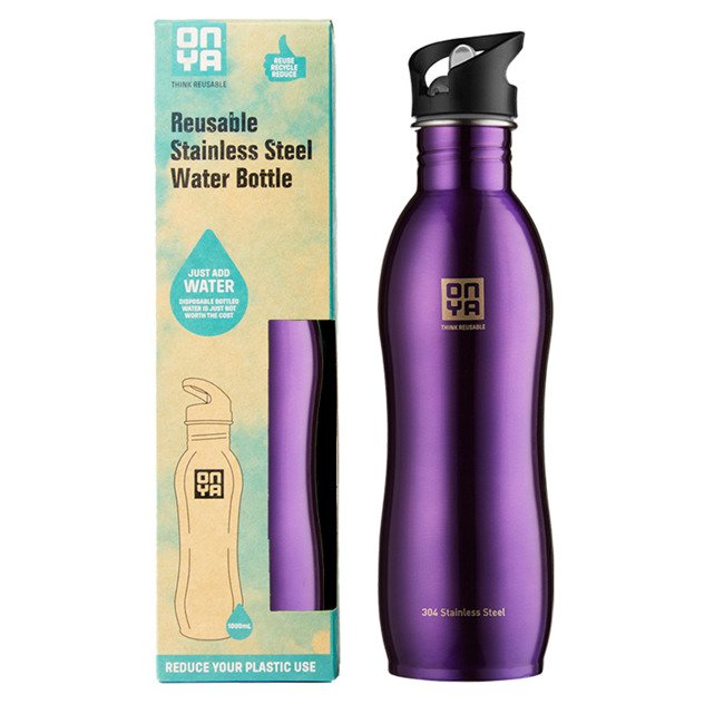 Butelka na napoje Stainless Steel Drink Bottle 1000 ml Onya - purple 