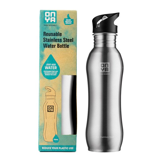 Butelka na napoje Stainless Steel Drink Bottle 750 ml Onya - stainless
