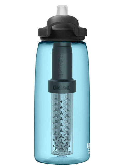 Butelka na wodę Camelbak Eddy+ 1 l z filtrem Lifestraw - true blue