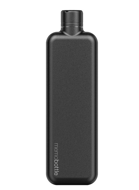 Butelka na wodę Memobottle Stainless Steel Slim 0,6 l - black