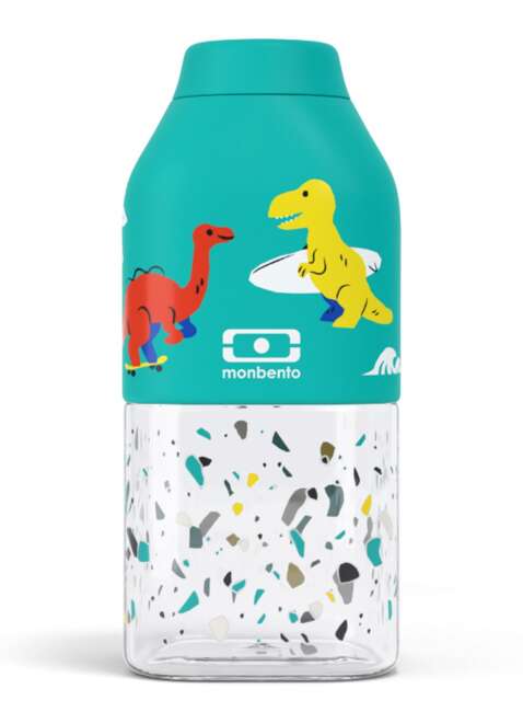 Butelka na wodę Monbento MB Positive S 330 ml - blue / dino