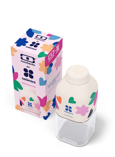 Butelka na wodę Monbento MB Positive S 330 ml - paper cut