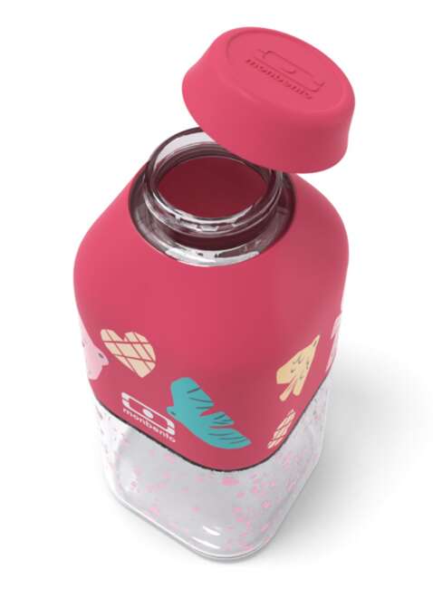 Butelka na wodę Monbento MB Positive S 330 ml - pink / birds