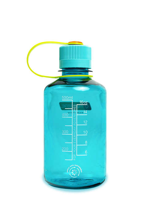 Butelka na wodę Nalgene Narrow Mouth Tritan Sustain 0,5 l - cerulean