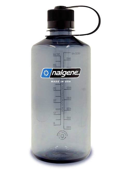 Butelka na wodę Nalgene Narrow Mouth Tritan Sustain 1 l - grey