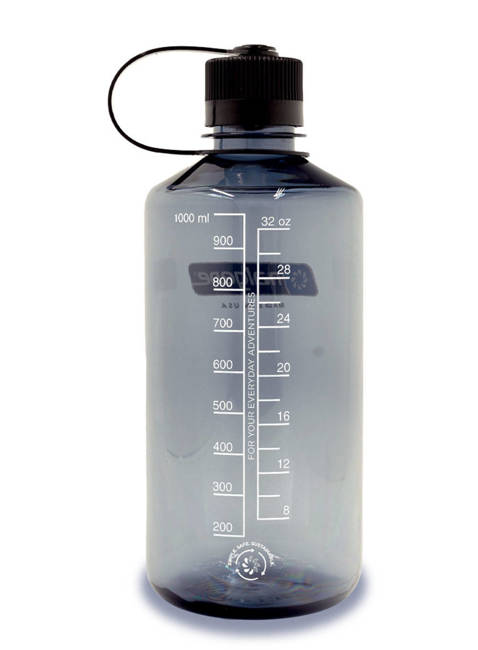 Butelka na wodę Nalgene Narrow Mouth Tritan Sustain 1 l - grey