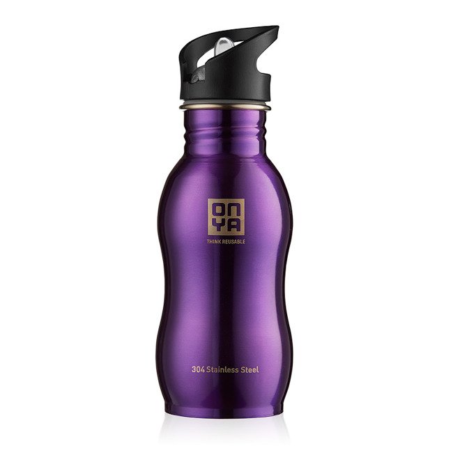 Butelka na wodę Stainless Steel Drink Bottle 500 ml Onya - purple