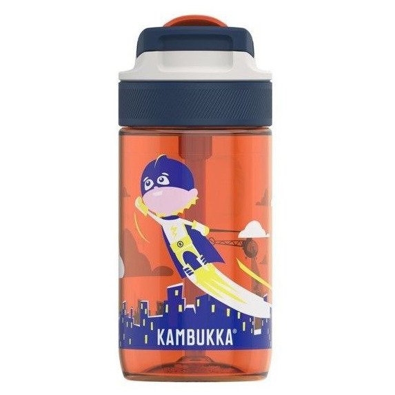 Butelka na wodę dla dzieci Kambukka Lagoon 400 ml - flying superboy