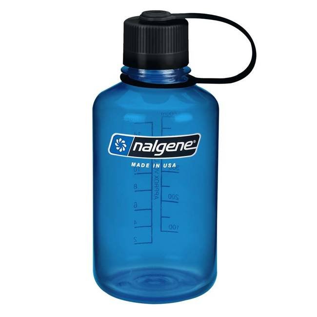Butelka na wodę do pracy Nalgene Narrow Mouth Classic 0,5 l - slate blue