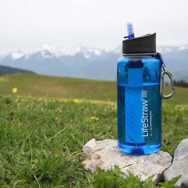 Butelka na wodę z filtrem LifeStraw Go 1 l - blue