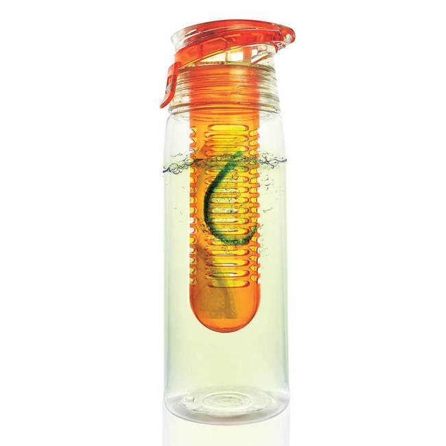 Butelka na wodę z tritanu Pure Flavour 2 Go Asobu - orange