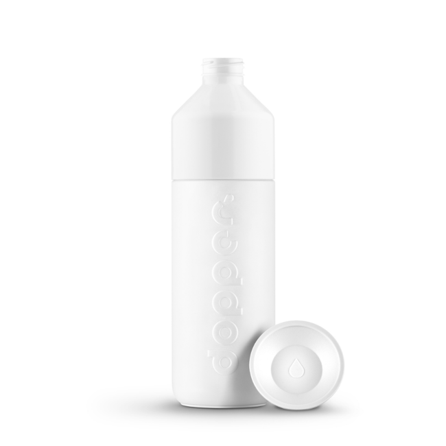 Butelka podróżna termos Dopper Insulated 580 ml - wavy white
