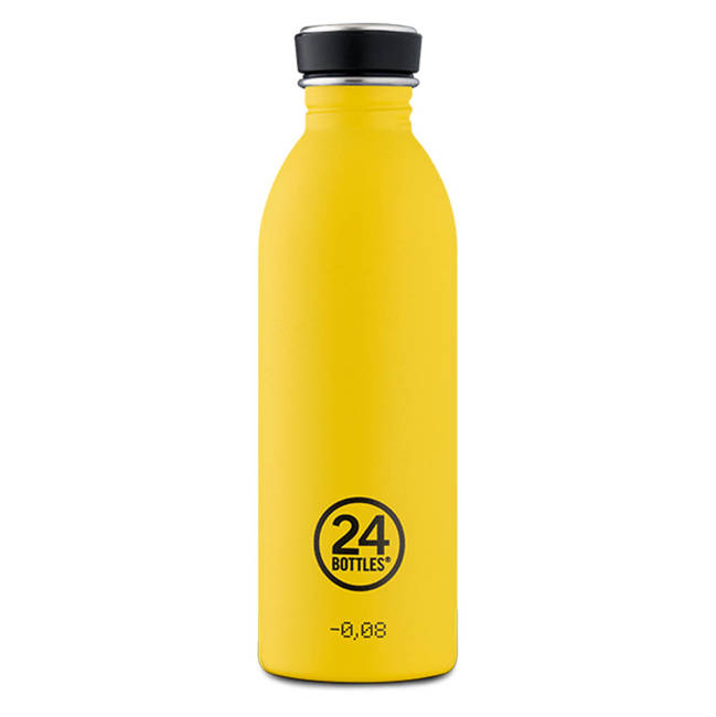 Butelka stalowa na napoje 24Bottles Urban 500 ml - yellow