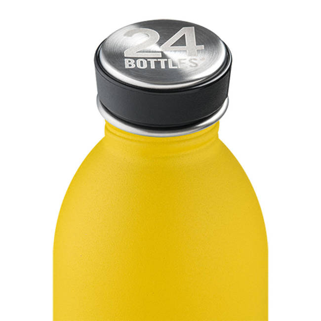 Butelka stalowa na napoje 24Bottles Urban 500 ml - yellow