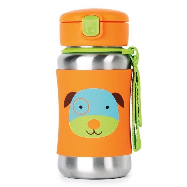 Butelka stalowa na wodę dziecięca 350 ml Skip Hop Zoo - dog