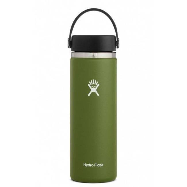 Butelka termiczna 591 ml Wide Mouth 2.0 Flex Cap Hydro Flask - olive