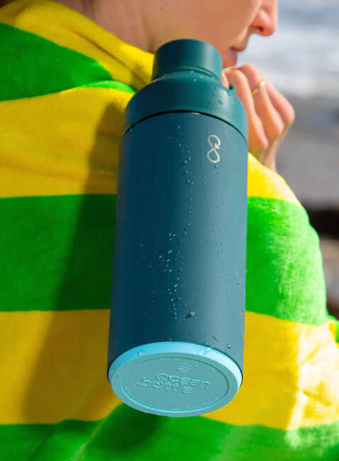 Butelka termiczna Ocean Bottle Original Big 1 l - forest green