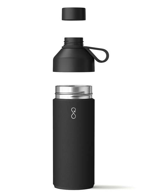 Butelka termiczna Ocean Bottle Original Big 1 l - obsidian black