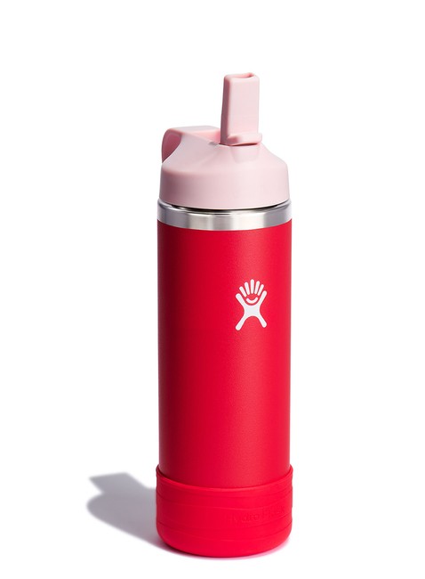 Butelka termiczna dziecięca Hydro Flask Kids WM Straw Cap 530 ml - goji